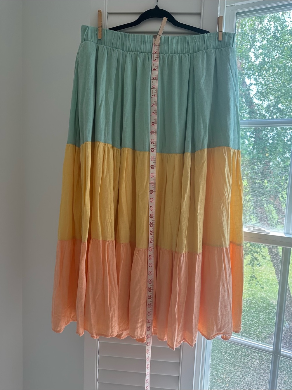 Torrid Colorblock Tiered Maxi Skirt Size 2 (2X) - Picture 5 of 13